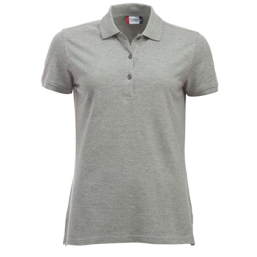 Pikétröja CLIQUE 028246 dam gråmel S
