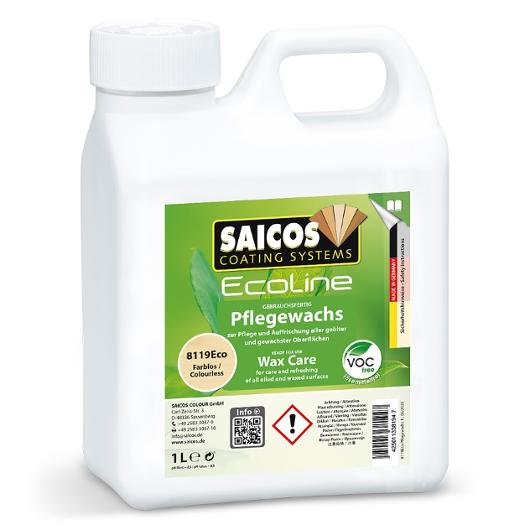 Golvvax SAICOS underhållsvax 8119eco 1L (6 pack)