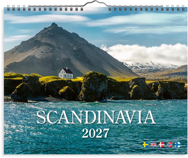 Väggkalender Scandinavia 2027