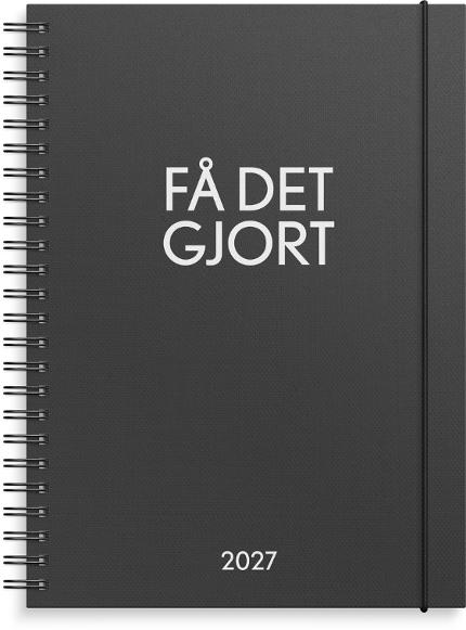 Kalender Få det gjort 2027 svart