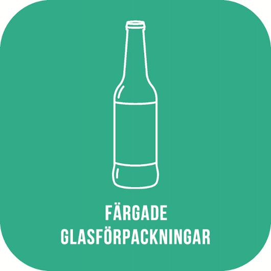 Dekal NORDEX färgad glasförpackning
