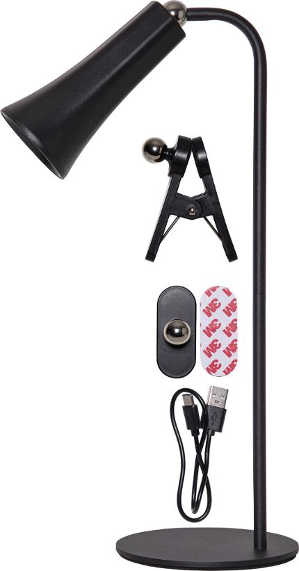 Lampa Functional LED 38cm svart
