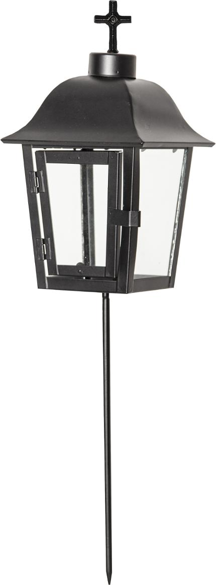 Gravlykta Serene 46cm svart