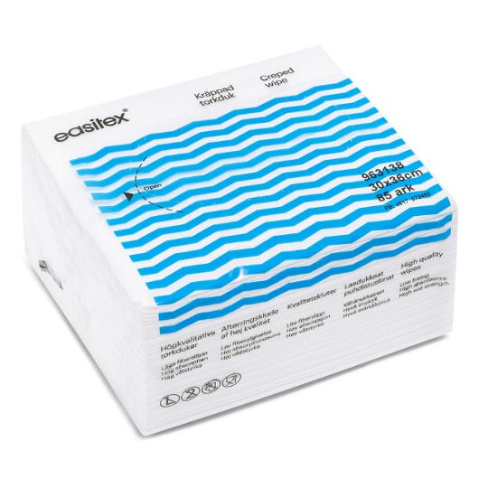 Torkduk EASITEX kräpp 30x38cm 85/fp (8 pack)
