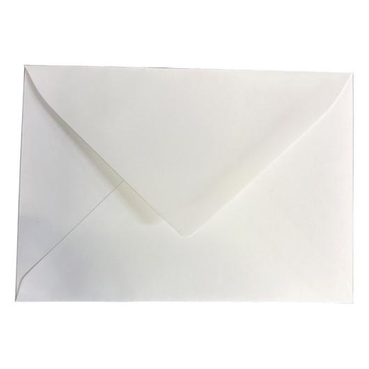 Kuvert SCANDIA Blank.klaff C6 vit 500/fp