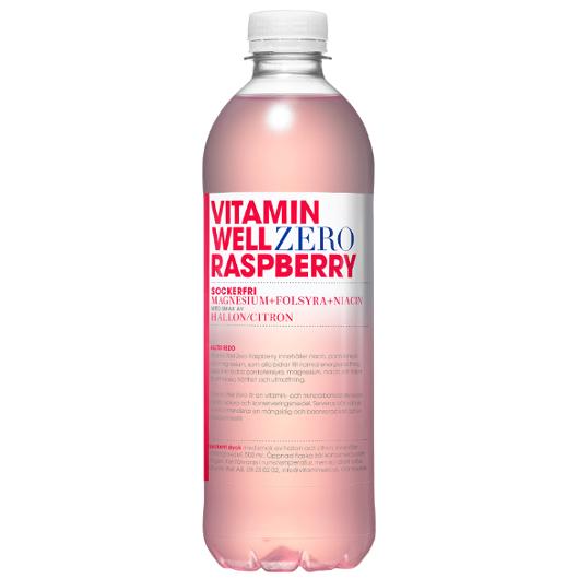 Dryck VITAMIN WELL Zero Raspberry 50cl (12 pack)