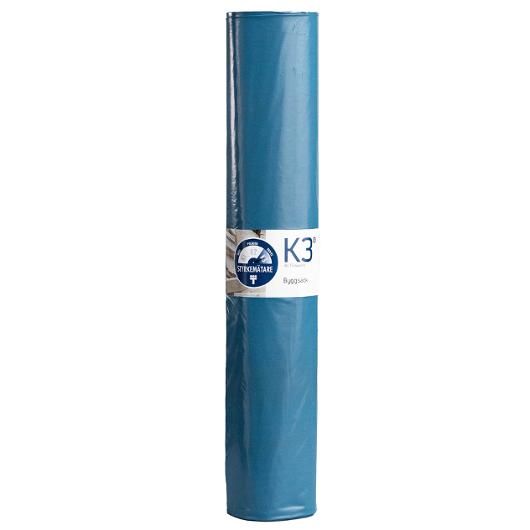 Plastsäck K3 160L 55my blå/svart 10/rl