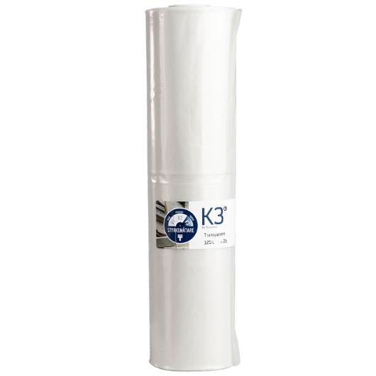 Plastsäck K3 125L 50my transparent 25/rl (6 pack)