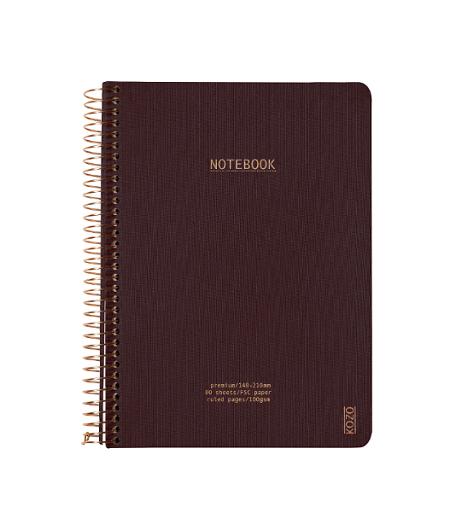 Ant.bok KOZO A5 Premium linj Coffee