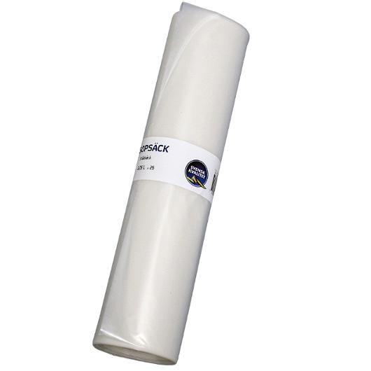Plastsäck LD Mono 125L 50my transp 25/rl (6 pack)