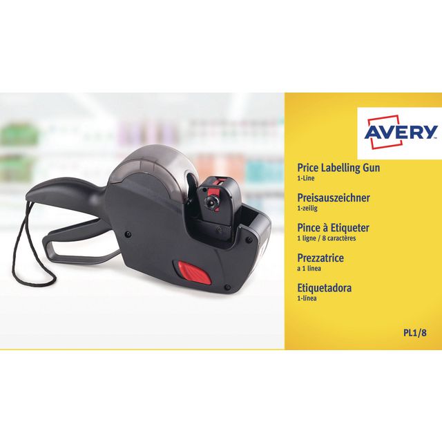 Prismärkare Avery PL 1/8 1-rad