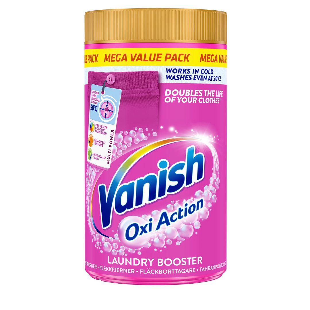 Fläckborttagning VANISH Oxi Action 1,5kg (6 pack)