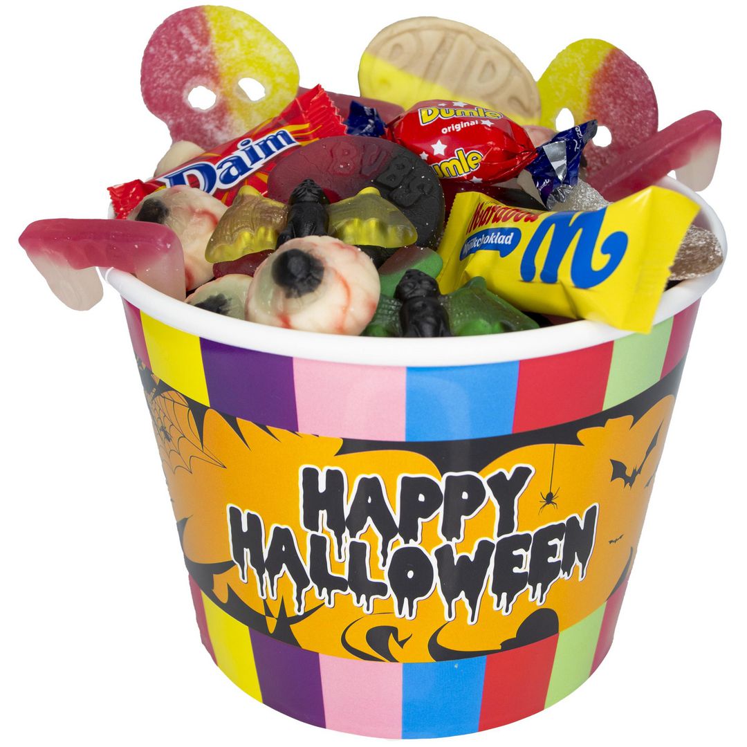 Godis Halloweenburk lösgodis 800g