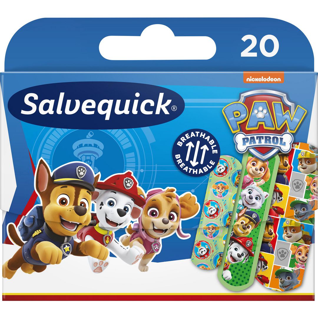 Plåster SALVEQUICK Paw Patrol 20/fp