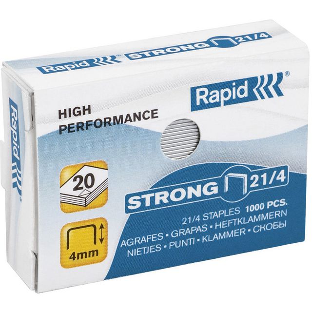 Häftklammer Rapid 21/4 1000/fp (10 pack)