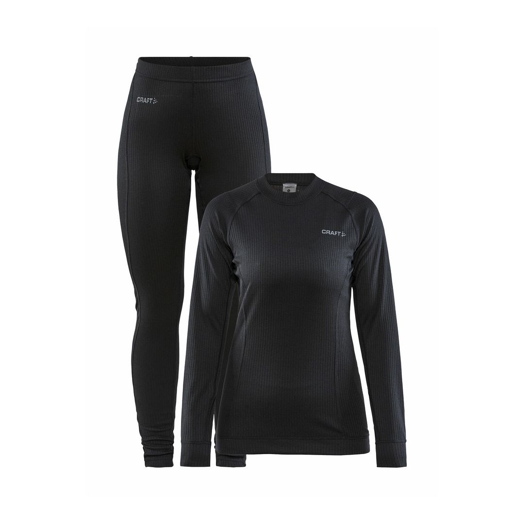 Underställ set CORE dam svart XS