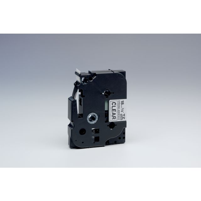 Tape Brother TZES141 18mm svart på klar