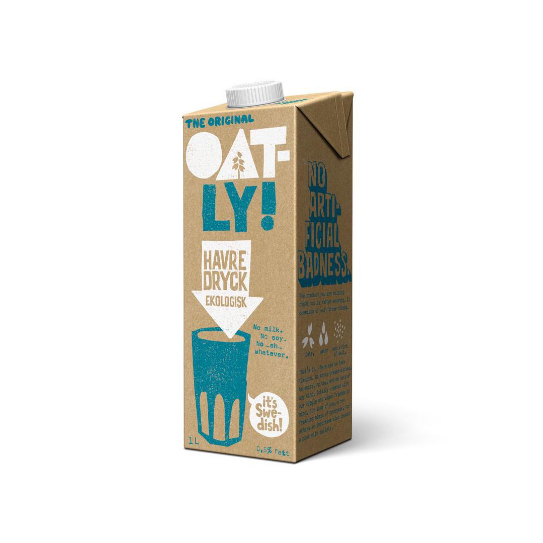Havredryck OATLY Ekologisk KRAV 1L (6 pack)