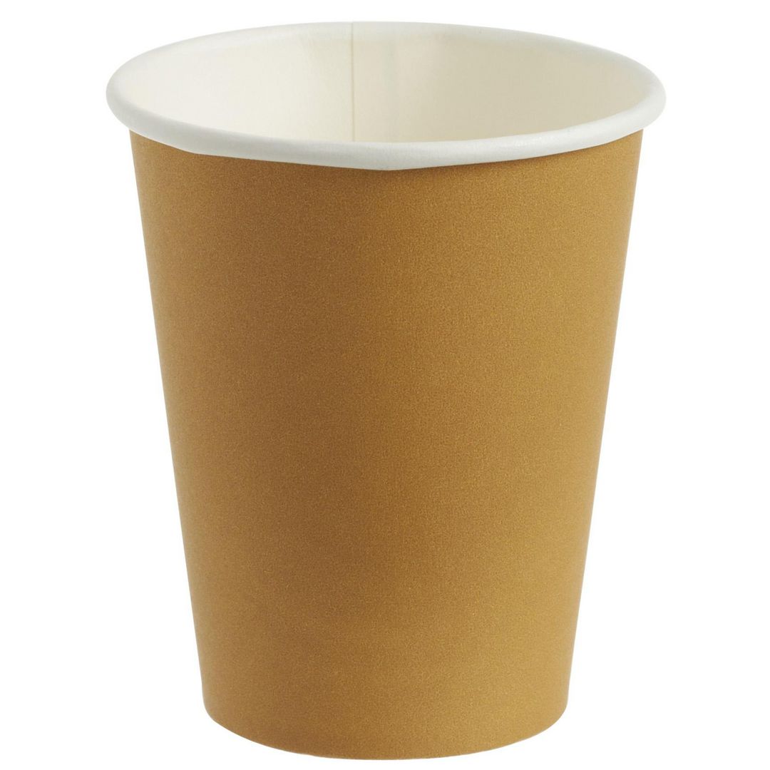 Pappersbägare Festive 18cl brun 50/fp