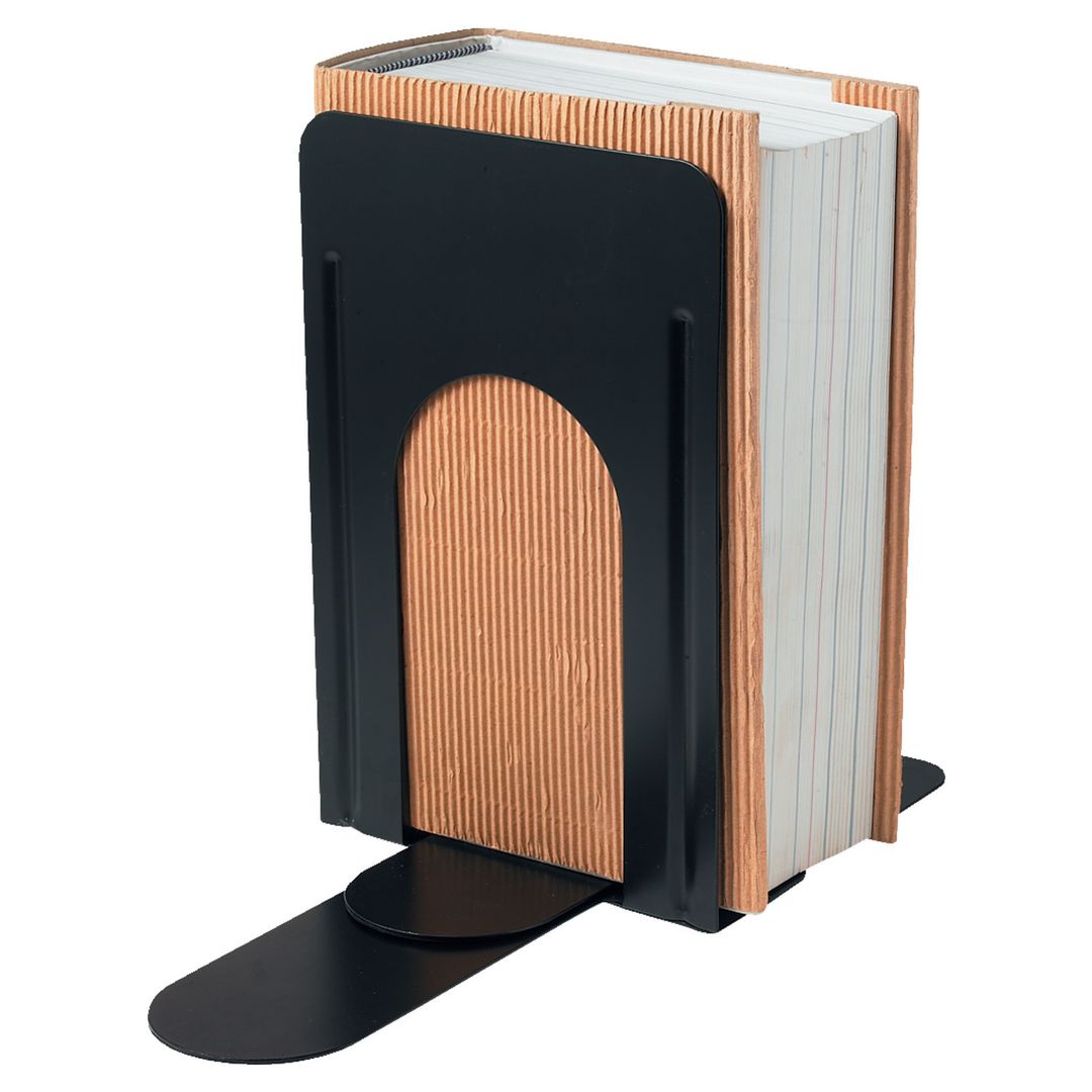 Bokstöd 230X150mm svart 2-pack