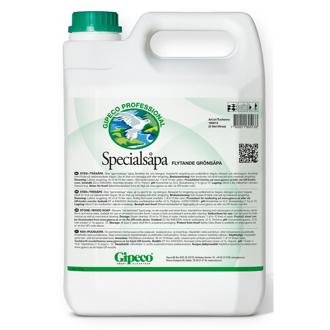 Grönsåpa GIPECO Specialsåpa 5L