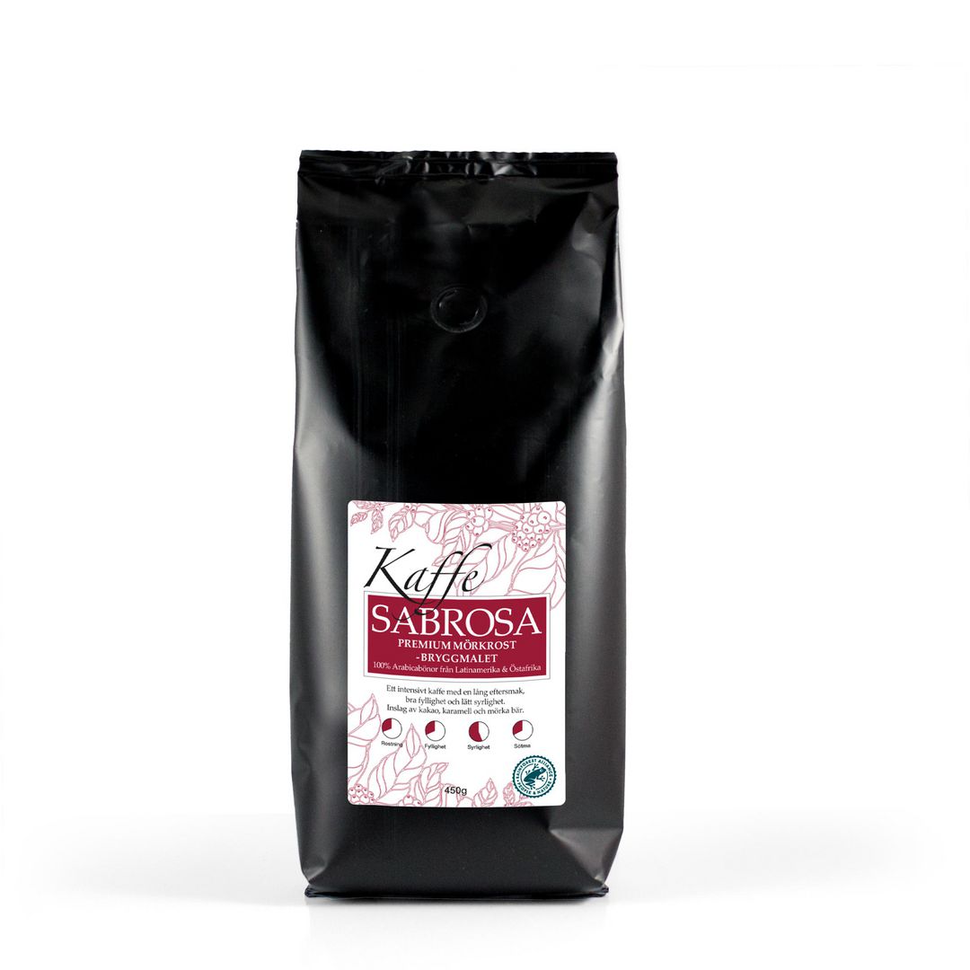 Kaffe SABROSA Premium Mörkrost 450g