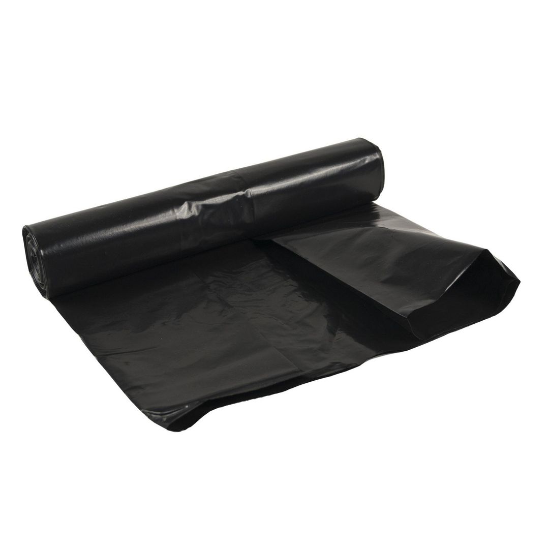 Plastsäck LD R100% 70L 80my svart 10/rl
