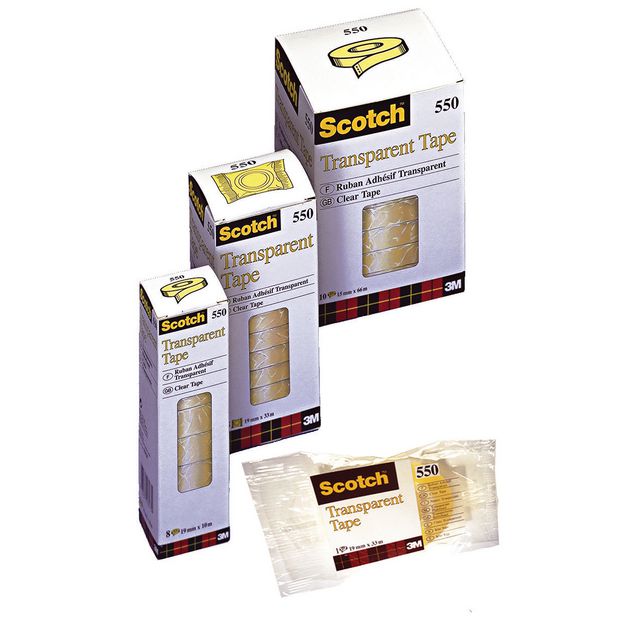 Kontorstejp Scotch 550 PP 66mx15mm