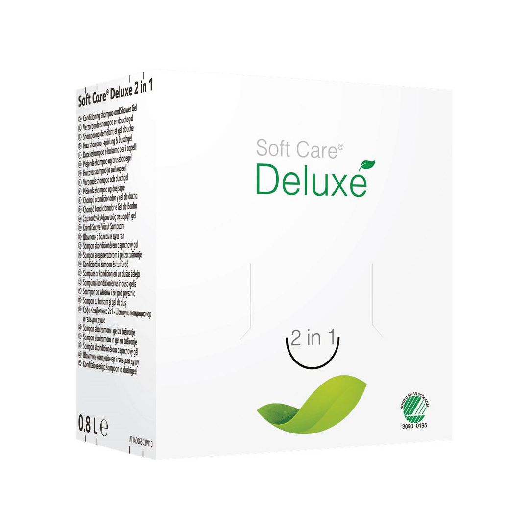 Duschtvål SOFT CARE Deluxe 2in1 800ml (6 pack)