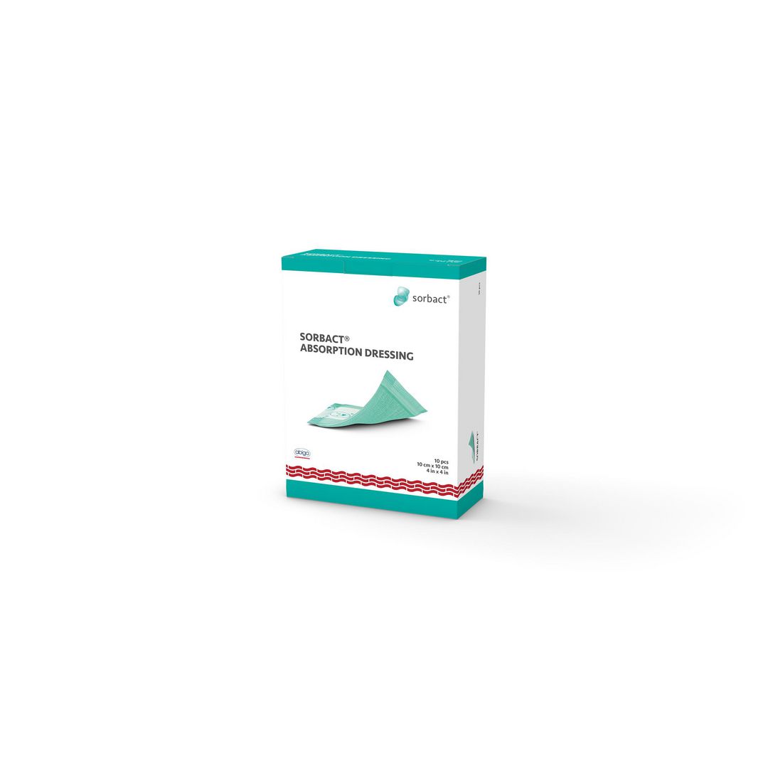 Sorbact Absorption Dressing10x10cm 10/fp