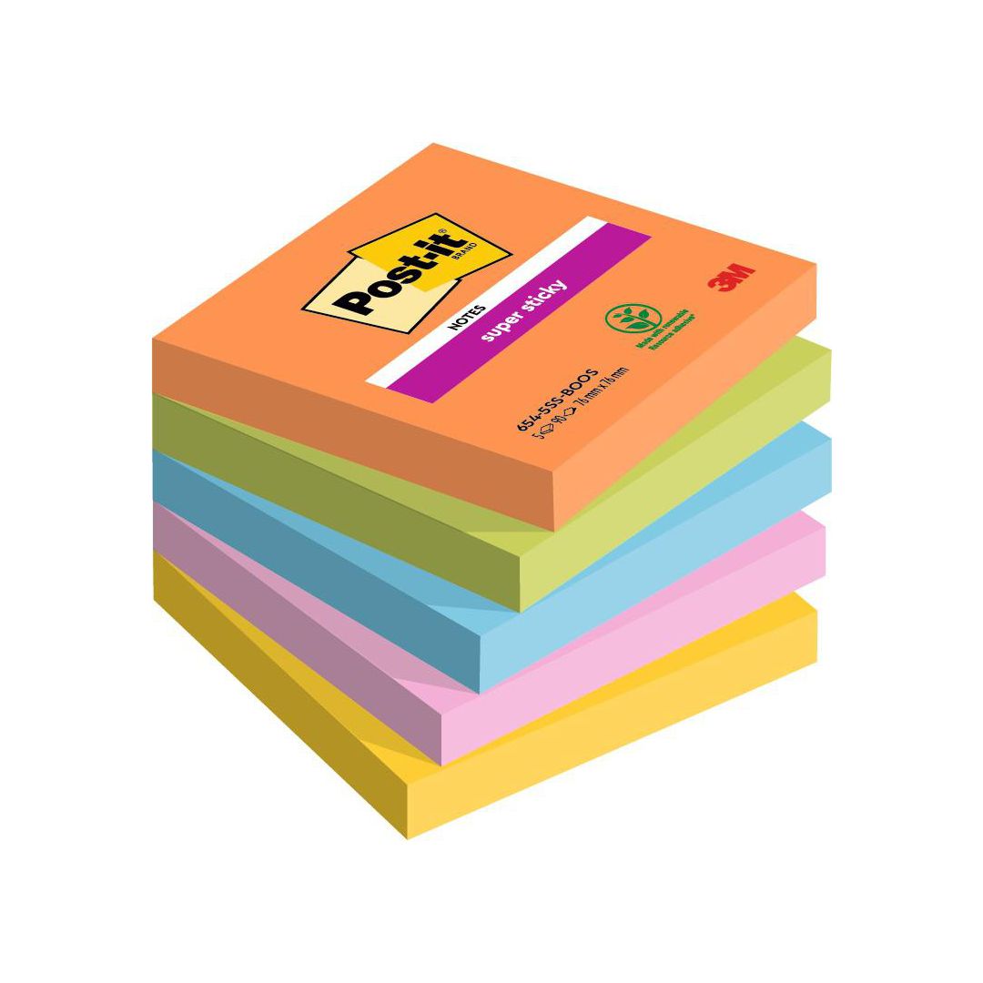 Notes Post-It SS Boost 76x76 5/fp