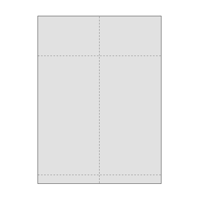 Transportetikett laser 105x297mm 500/fp
