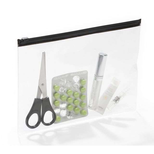 Blixtlåspåse DURABLE Zip A5 svart 5/fp