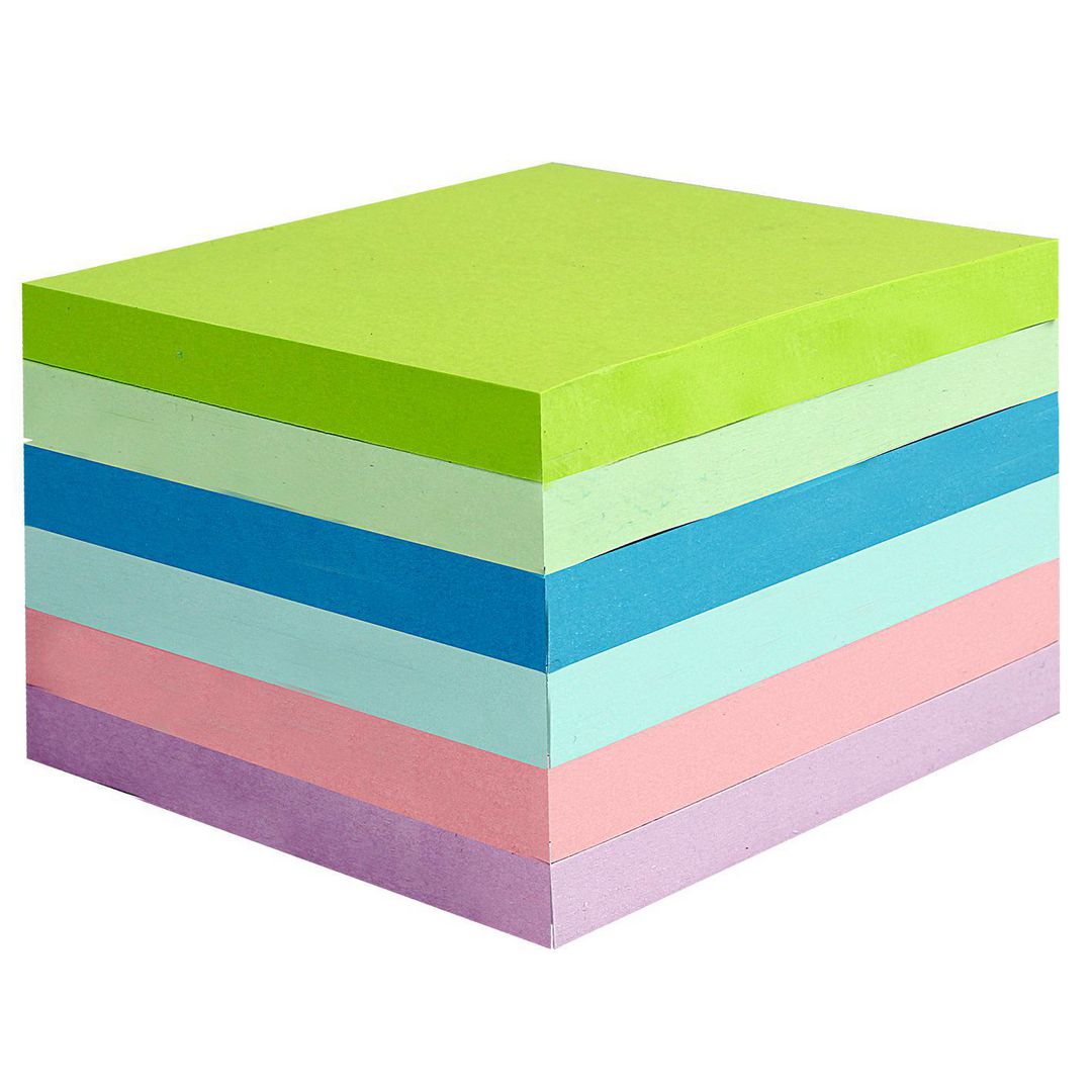 Notes STANDARD kub 76x76mm pastell 450bl