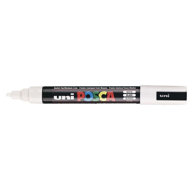 Märkpenna UNI Posca PC-3M vit