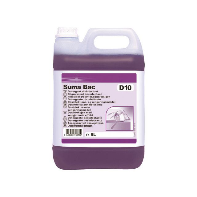 Rengöringsmedel SUMA Bac conc D10 5L