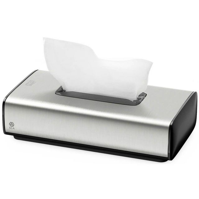 Dispenser TORK F1 ansiktsservett rostfri