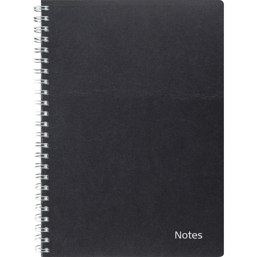 Anteckningsbok BURDE A5 kart svart-6125