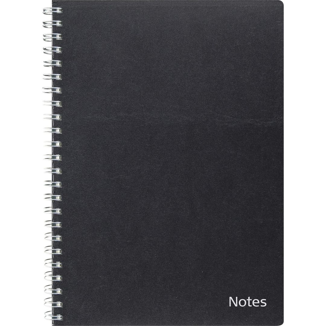 Anteckningsbok BURDE A6 kart svart-6126