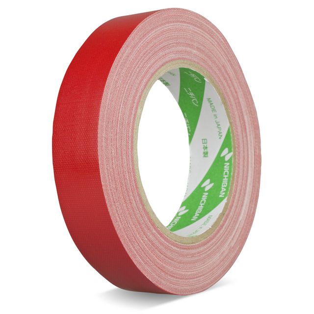 Vävtejp NICHIBAN 19mmx25m röd