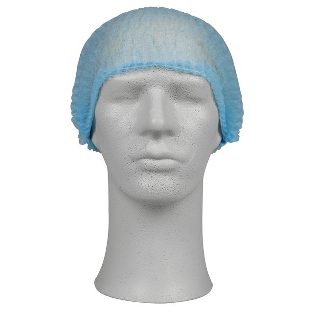Hårnät nonwoven blå 200/fp