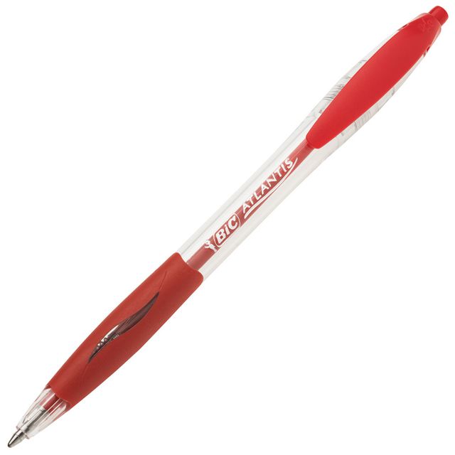 Kulpenna Bic Atlantis Classic 1,0 röd (12 pack)