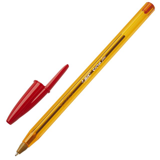 Kulpenna Bic Cristal 0,8 röd (50 pack)