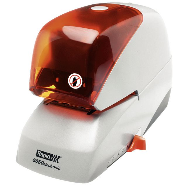 Elhäftare Rapid 5050e silver/orange