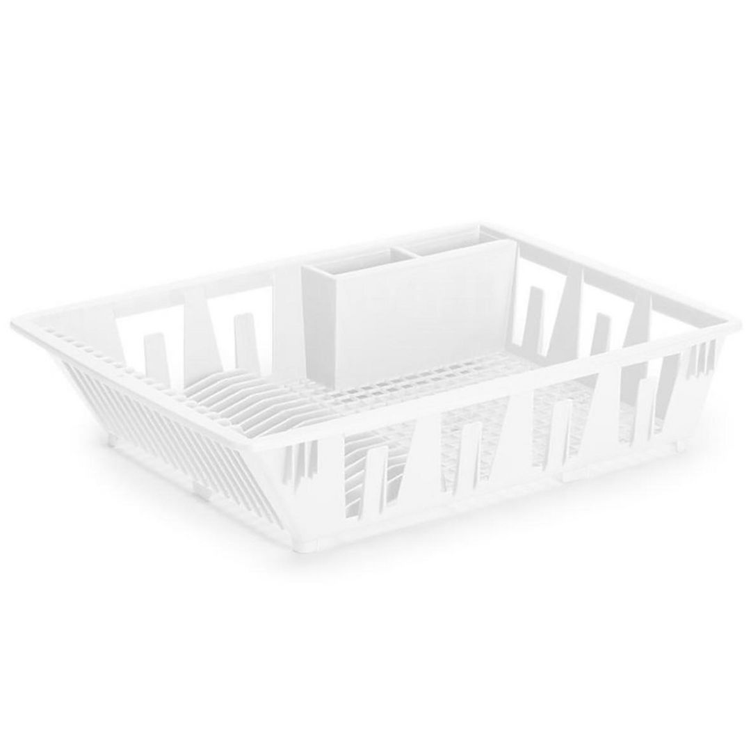 Diskställ plast vit