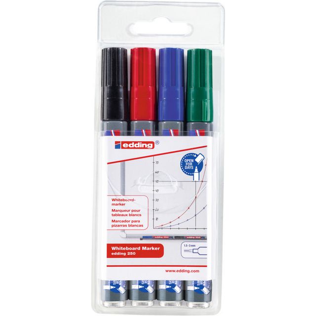 Whiteboardpenna Edding 250 4/fp