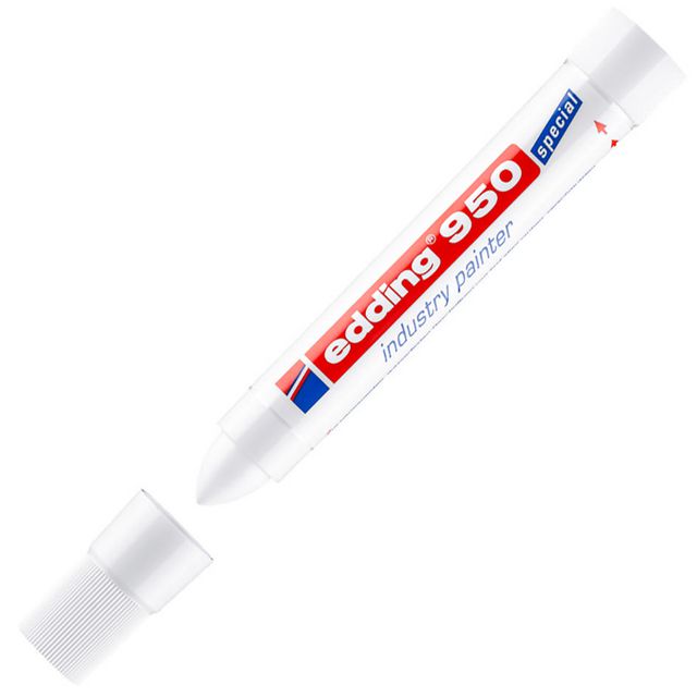 Märkpenna Edding 950 vit (10 pack)