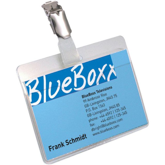 Namnskylt DURABLE vridbart 90x60mm 25/fp