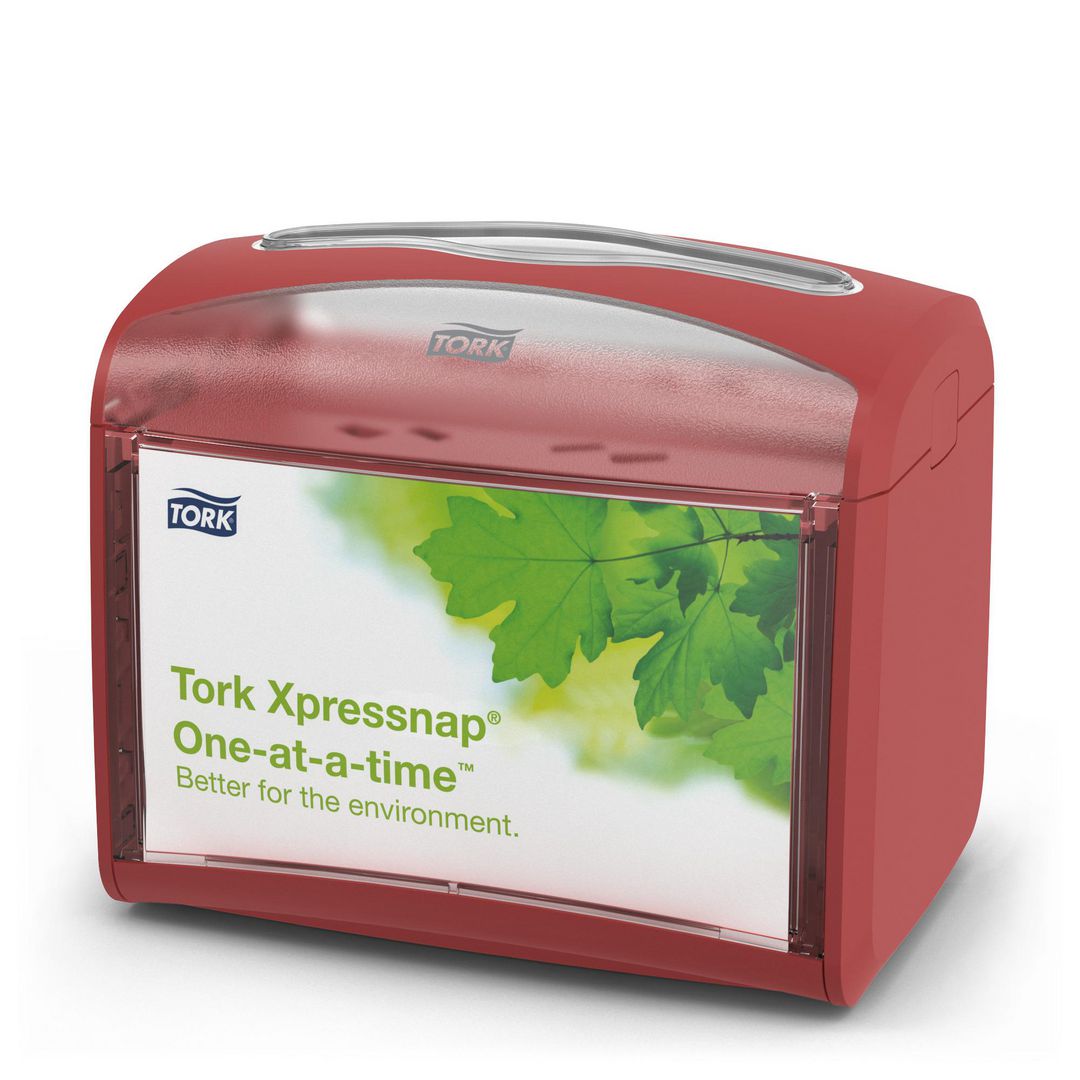 Dispenser TORK N4 Xpressnap S röd