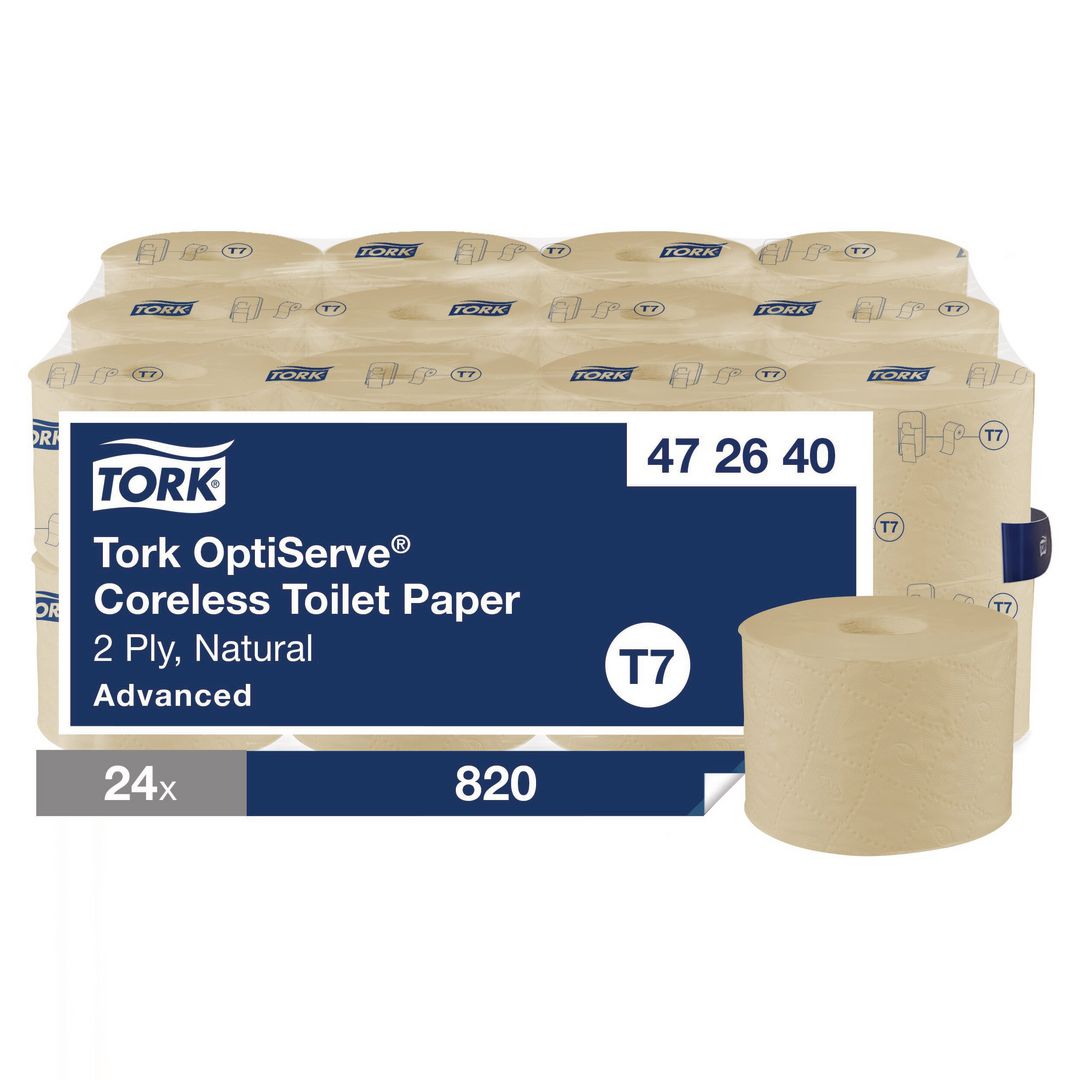 Toalettpapper TORK Adv T7 natur 24/fp